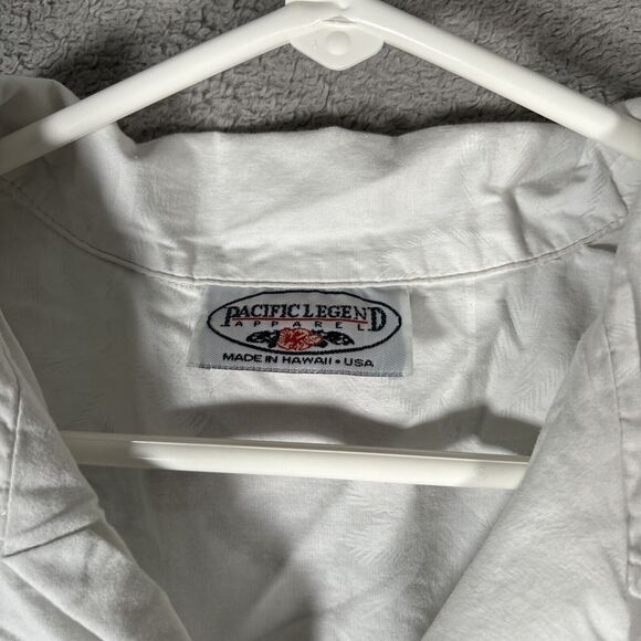 Pacific Legend Hawaiian Shirt Santa Sea Turtle Print Men’s Size XL White - Picture 2 of 11